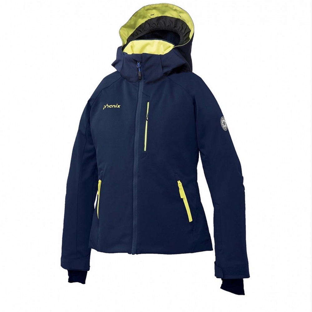 Phenix Kids Navy Puffer with Yellow Accents